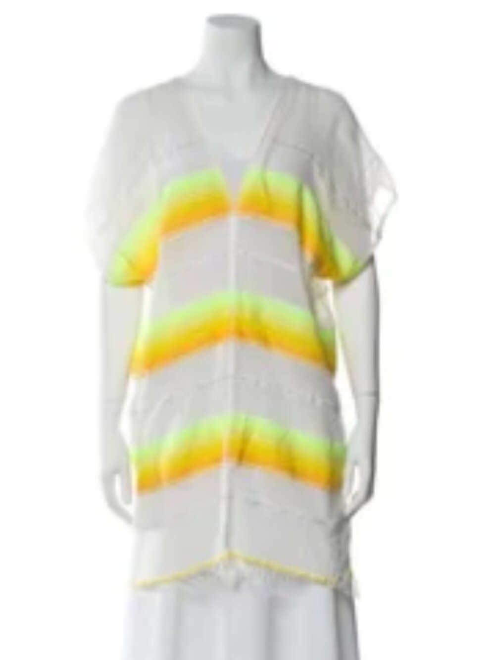 LEMLEM VNECK STRIPED LINEN TUNIC_MINI DRESS_COVERUP- STUNNING!